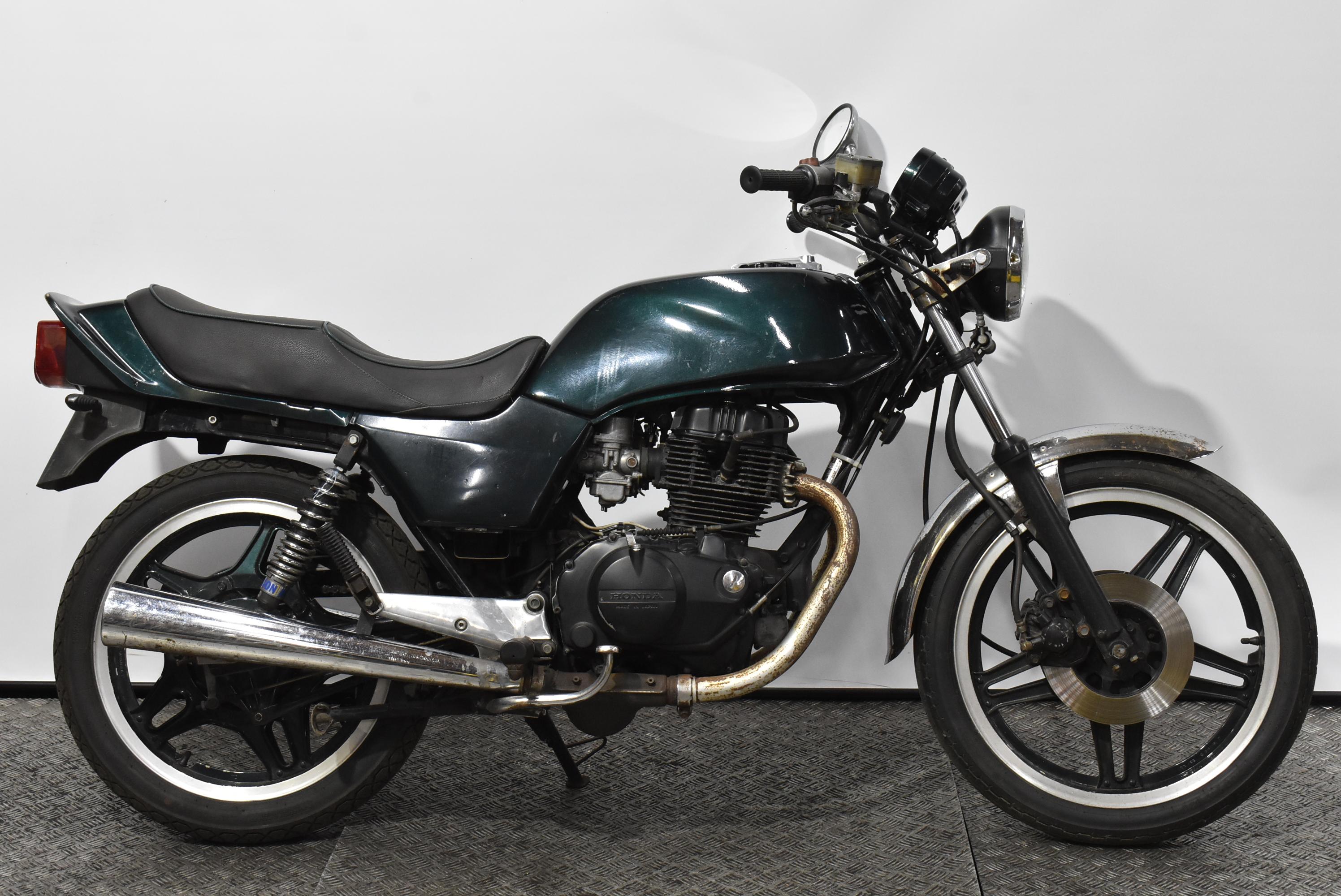 当時物 純正 CB400N 書類付きフレーム 0093 検) CB250N CB400T ホーク3